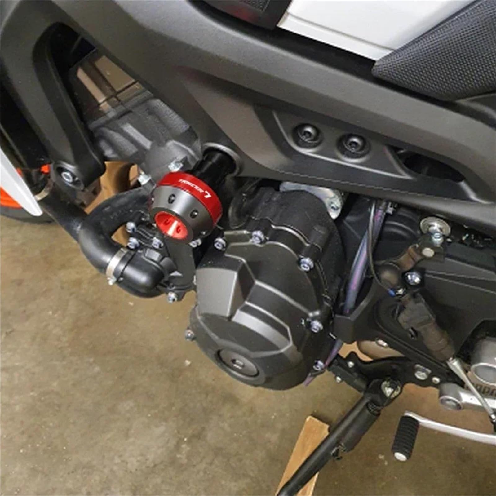 Yamaha MT07 Tracer 2016~20 Zieger Engine Protection Crash Bars, Engine Bars - View #7