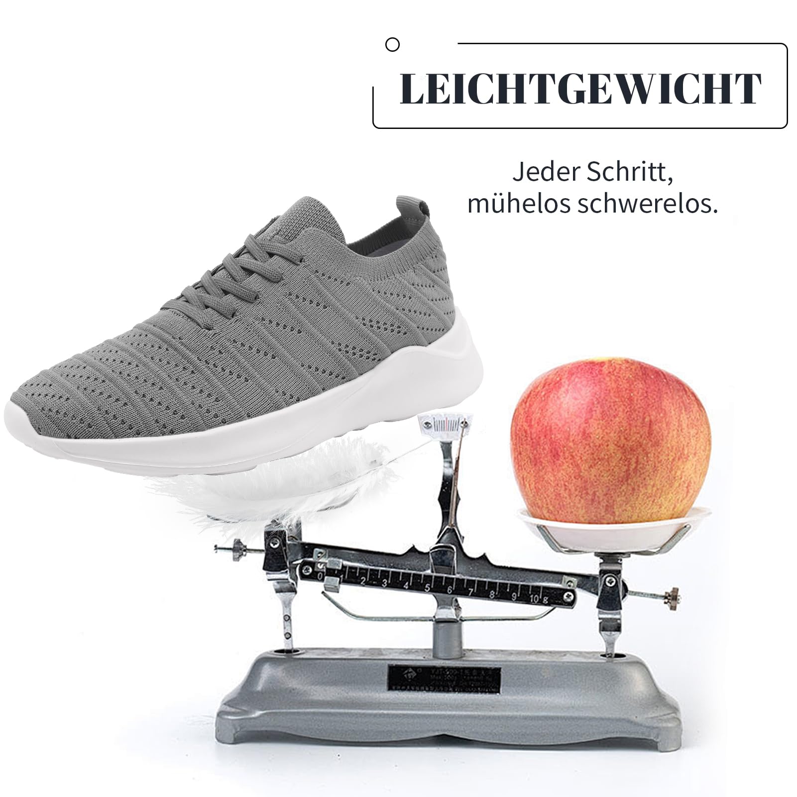 Sneaker Damen Schuhe Turnschuhe Sportschuhe Laufschuhe Atmungsaktiv Gym Leichtgewichts Sommerschuhe Hallenschuhe Straßenlaufschuhe Freizeitschuhe Walkingschuhe