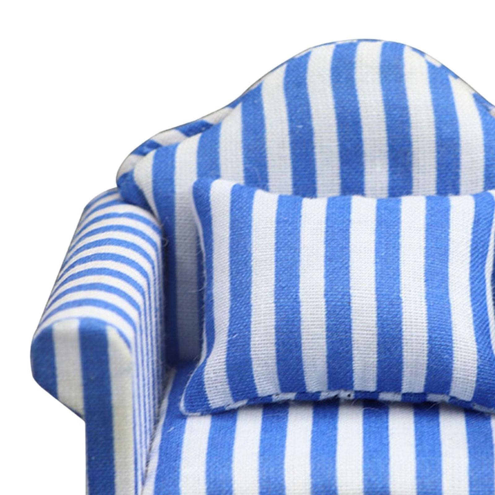 Miniatur-Sofa Für Puppenhaus - 1:12 Maßstab Braun