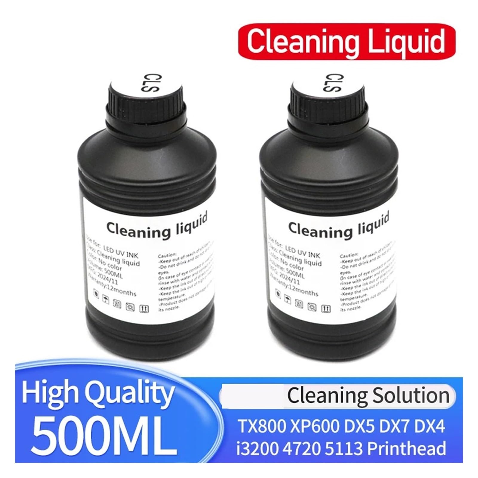 Płyn czyszczący do drukarki 500ml, kompatybilny z Epsonem