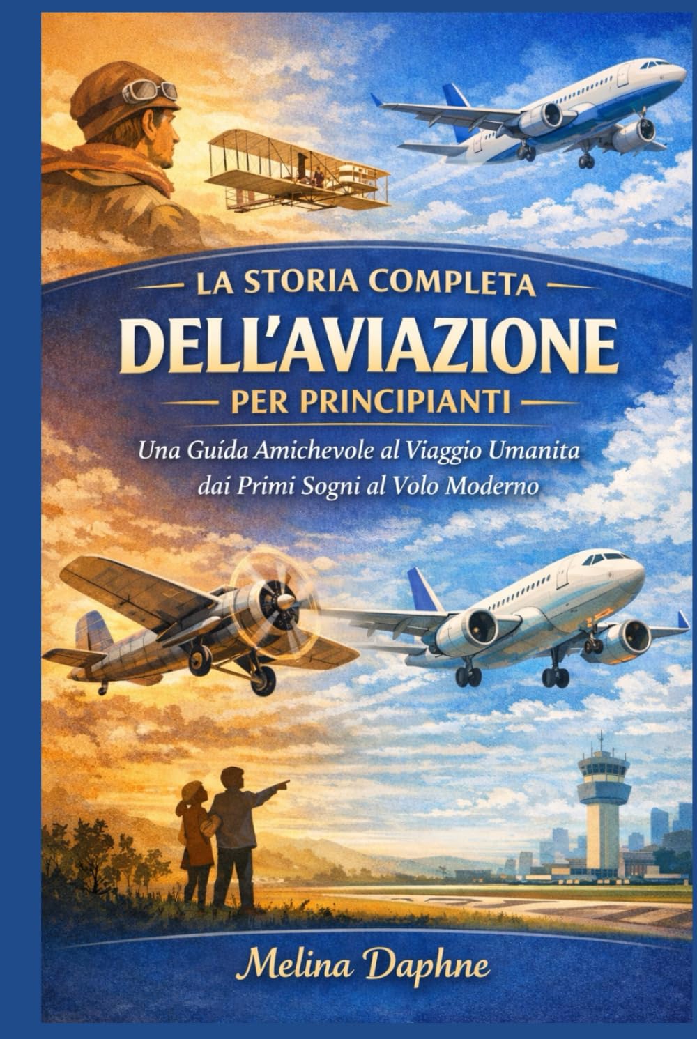 LA STORIA COMPLETA DELL'AVIAZIONE PER PRINCIPIANTI: Una Guida Amichevole al Viaggio Umanità dai Primi Sogni al Volo Moderno