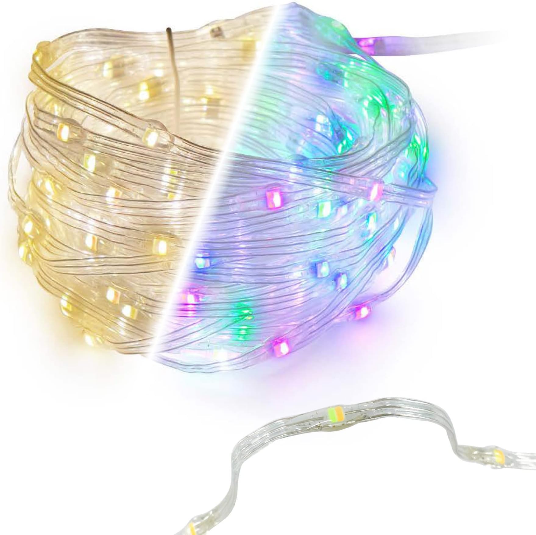 Amazon タカショー 彩プレミアム フェアリーストリングスライト 40球 電池式 全長3.8m シャンパンゴールド＆フレンチミックス