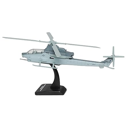 New Ray, Scale 1:55 Scale, Die Cast Bell AH-17 Cobra Helicopter (Grey)