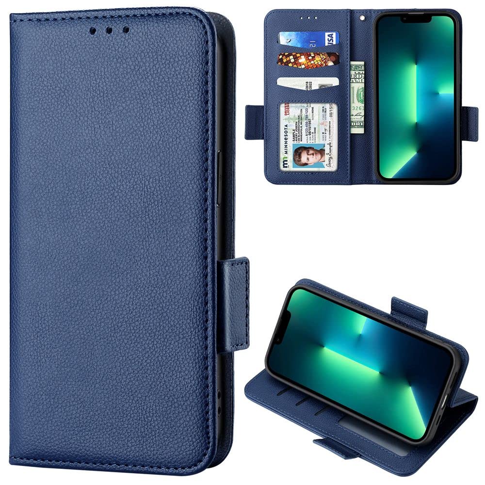 Custodia A Portafoglio In Pelle Per OPPO A53S 5G – Con Slot Per Schede E Supporto Magnetico - 4