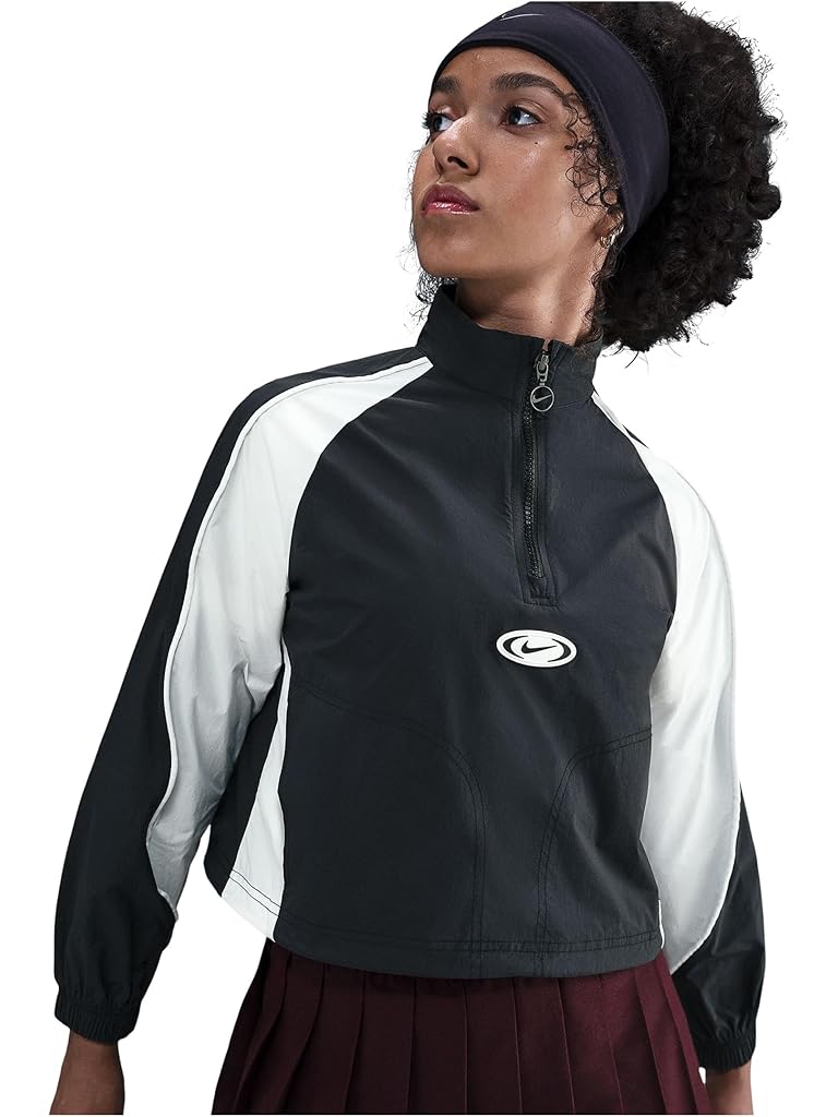 Black Nike Sportswear Track Jacket (Big Kid)