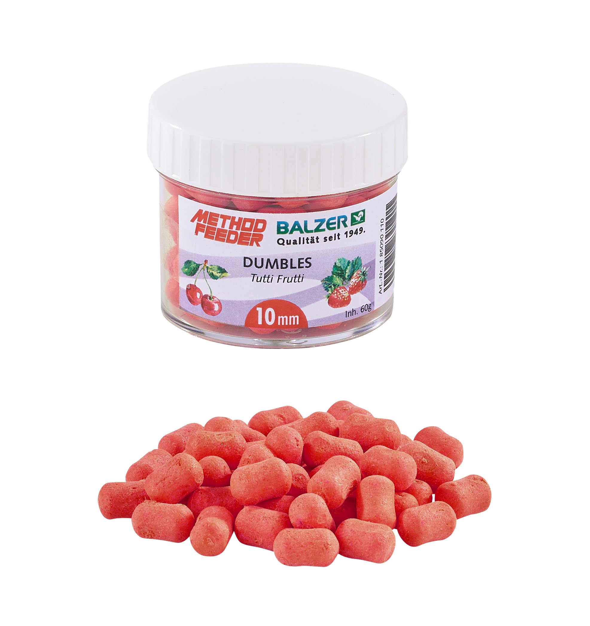 Balzer Method Feeder Dumbells 10mm Tutti Frutti 60g Feeder Pesca