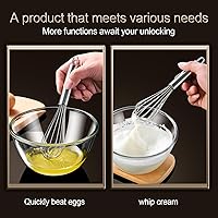 Vista 2 de Aniso Batidor de acero inoxidable (8.4 pulgadas, plateado)