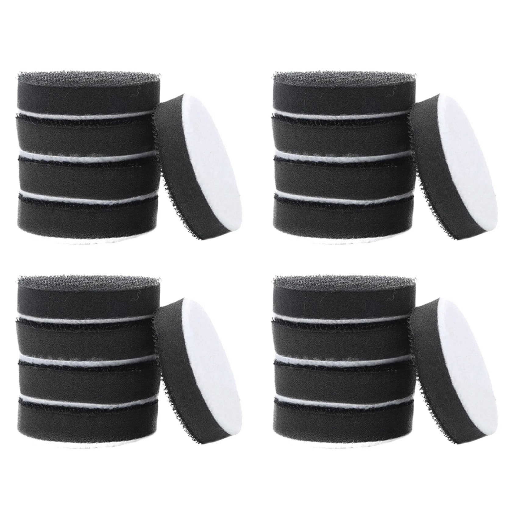 Jnchdghwa As Shown 20Pc 75Mm Soft-Density Interface Pad Sponge Cushion Buffer Backing Pads Hook/Loop Face Sanding Discs Abrasive Tools