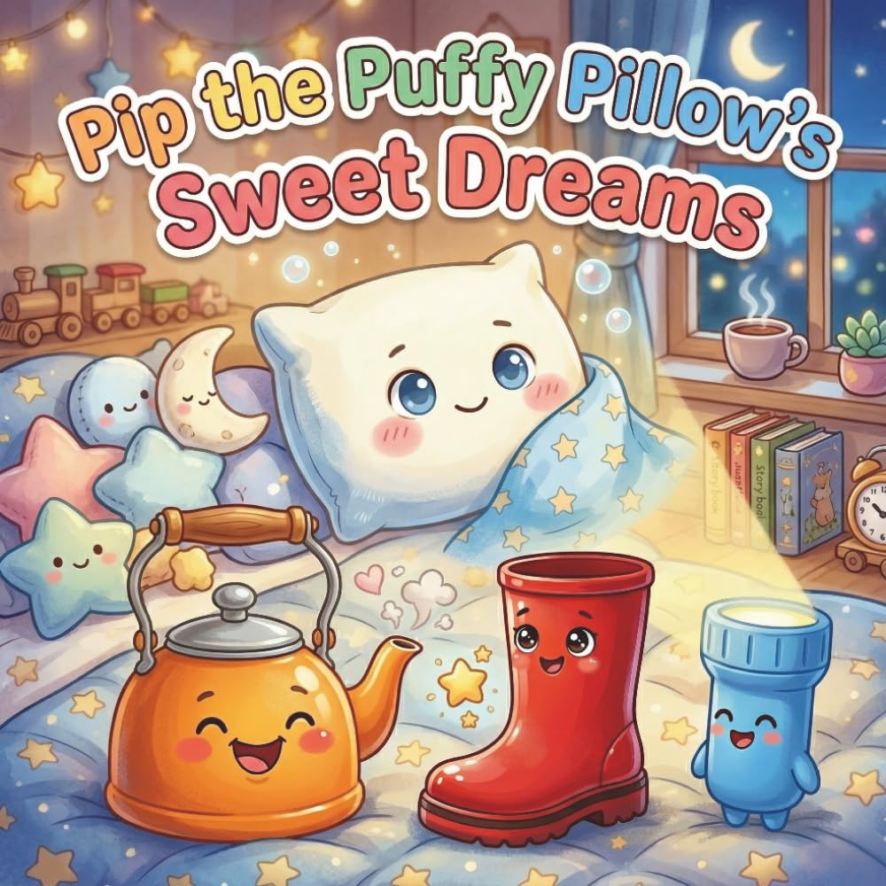 Pip the Puffy Pillow’s Sweet Dreams: Magical Tales of Four Adventurous Friends: 1 (The Household Heroes)