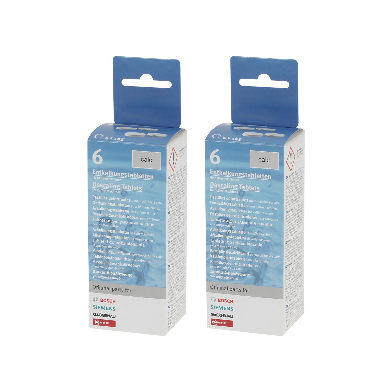 2 scatole di pastiglie anticalcare (2x 10 pastiglie) - Macchina da