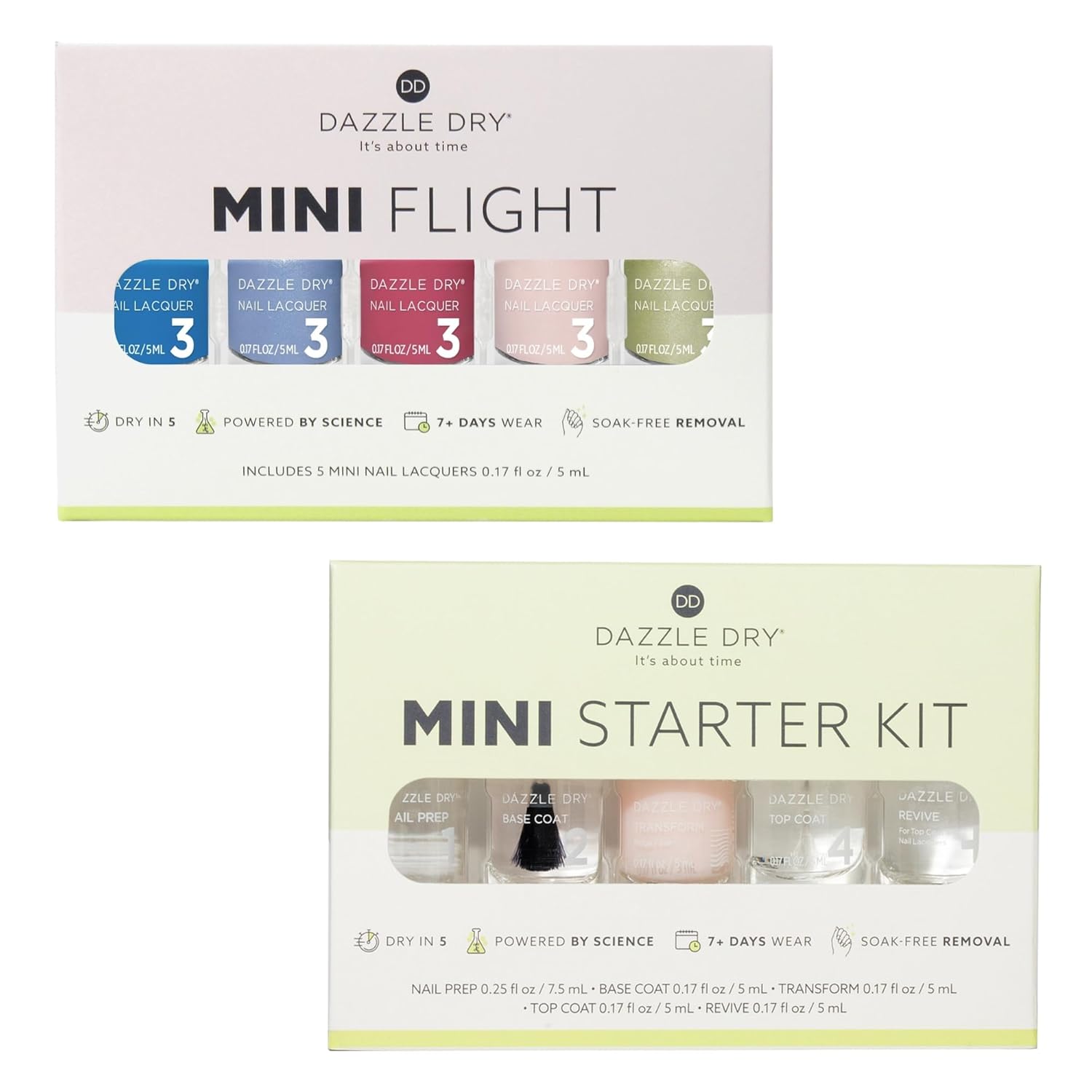 Dazzle Dry Starter Mini Kit + Begin Again Mini Flight