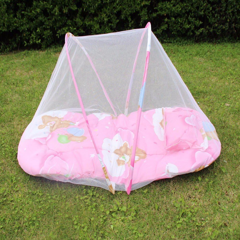SJQKA-Mongolia bag nets, free folding baby mosquito net cover, baby with bracket, a newborn children bed nets : Sports & Outdoors
