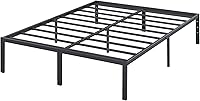 Vista 8 de Olee Sleep - Base de cama de plataforma de 18 pulgadas con listones de acero resistente, soporte antideslizante, de fácil montaje, base de colchón