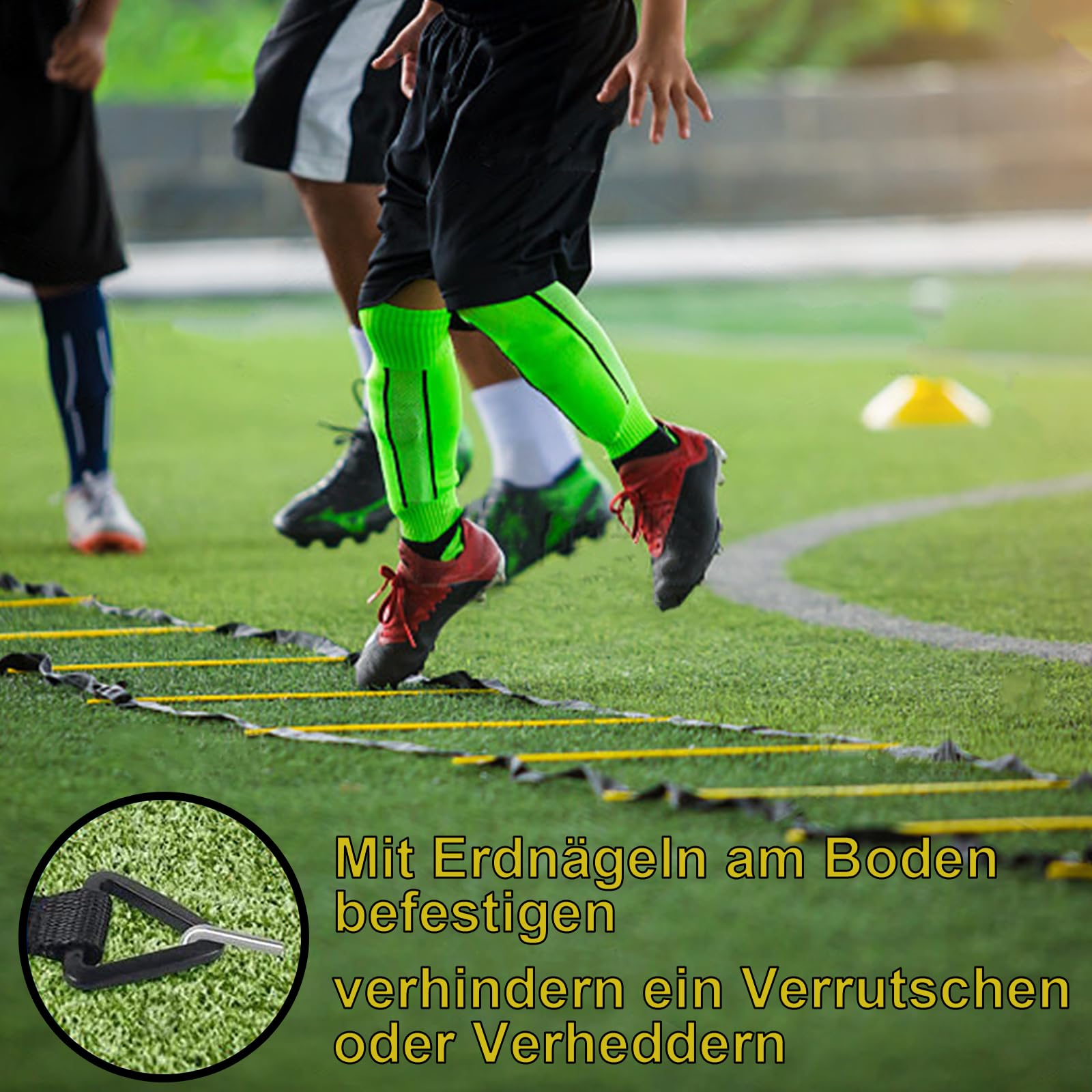 Accessori per L'Allenamento Del Calcio, Con Scala Di Coordinazione Da