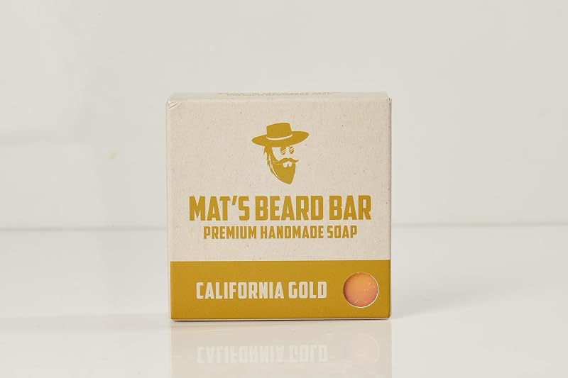Sabonete em barra artesanal BEARD BAR California Gold
