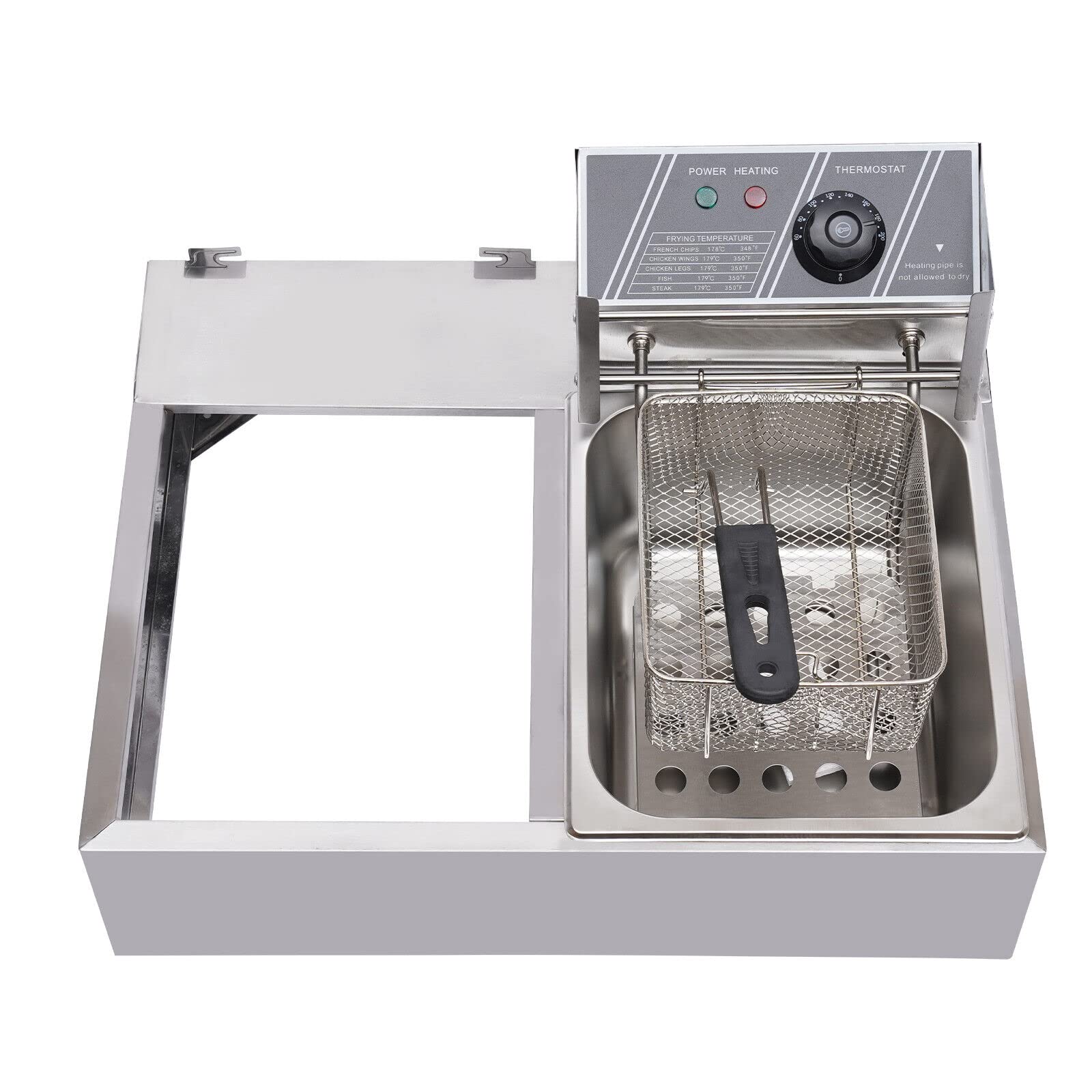 FRITEUSE ELTA 3 Liter Edelstahl 2000W Profi Kaltzonen Fritteuse Frittöse Fritöse EUR 34,90