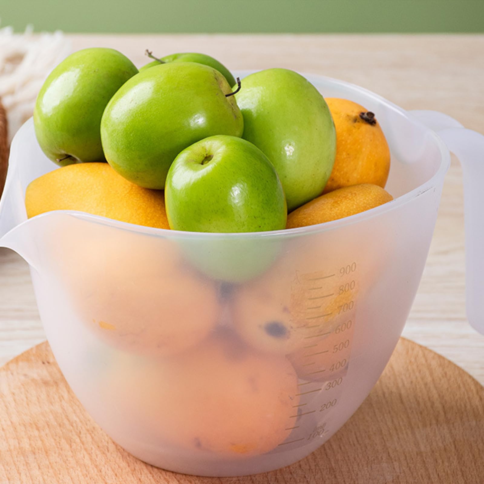 Large Capacity Measuring Cup Beating Eggs Bowls Liquid Filtering Tool Baking Bowl Mixing Bowl For Kitchen Baking