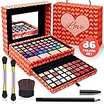 Toysical 2-Tier Makeup for Teens 10-12 - Kids Makeup Kit for Girl - Real, Washable, for Teen Girls or Women - Non Toxic Gift Set 86 Colors Full Starter Kit for Teenagers