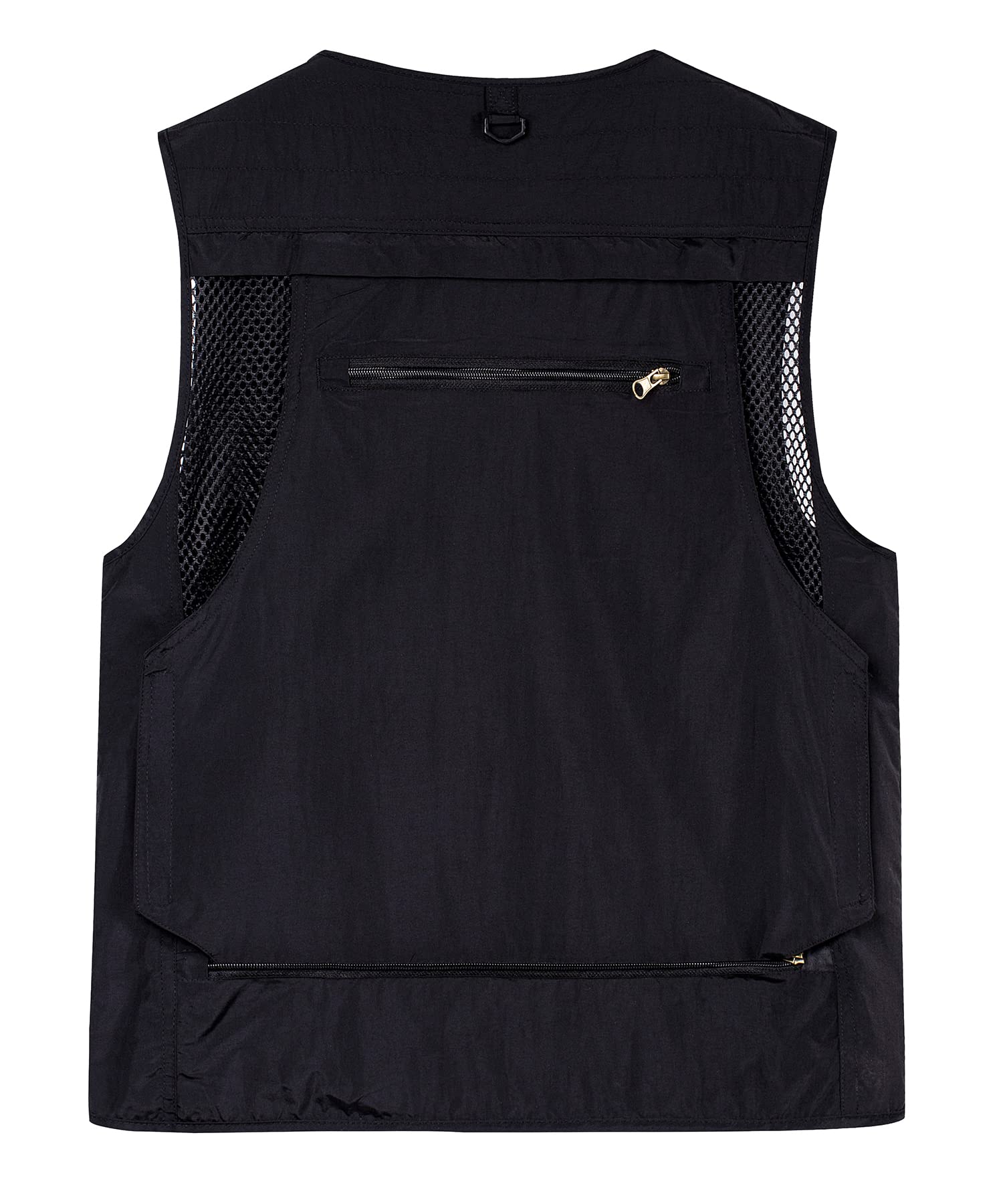 Gilet D'extérieur pour Homme Gilet de Pêche avec Multi-Poches Léger Respirant à Séchage Rapide Veste Sans Manches Vêtements Veste de Sport Photographie Camping Chasse Gilets