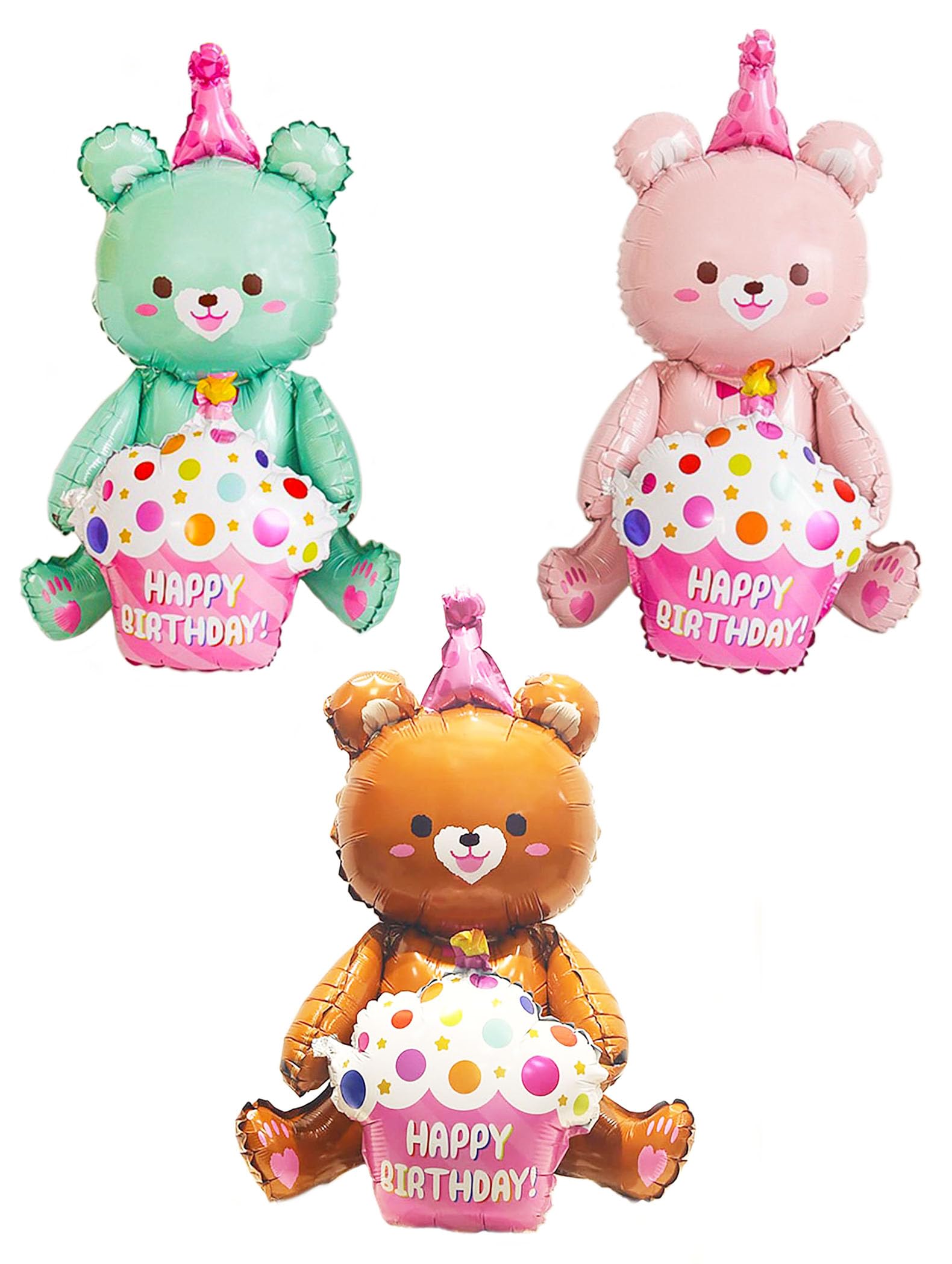 Amazon | クマ アルミバルーン 風船 HAPPY BIRTHDAY バースデー 誕生日
