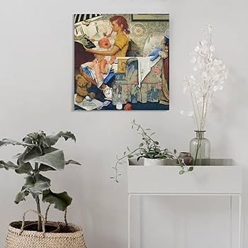 額装品/Fishing/ノーマン ロックウェル/アート/ポスター/インテリア 額装品/Fishing/ノーマン ロックウェル/アート/ポスター