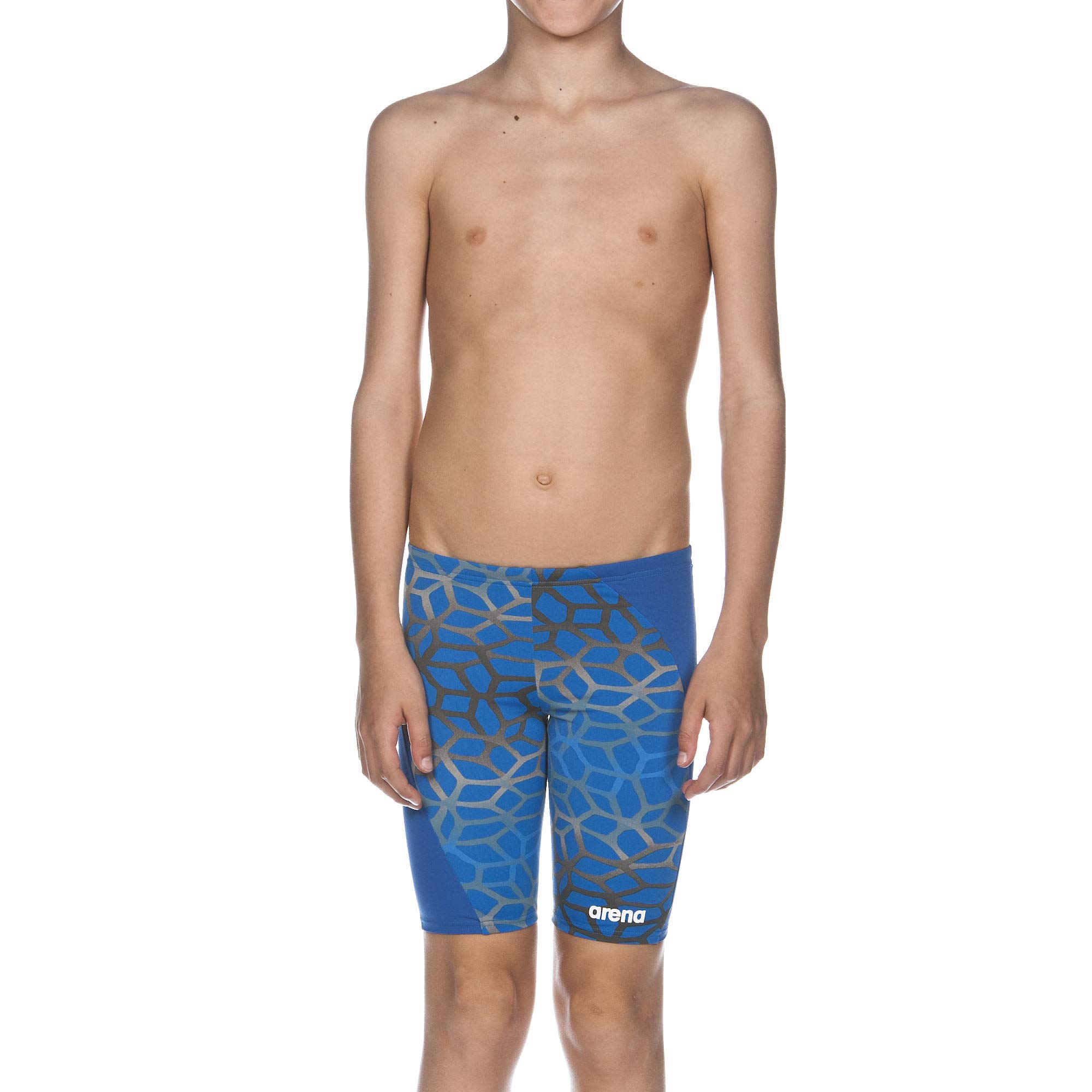 Arena Boy's Polycarbonite II Arena Boy's Polycarbonite II Jammer - Black/Grey, 6-7-Inch