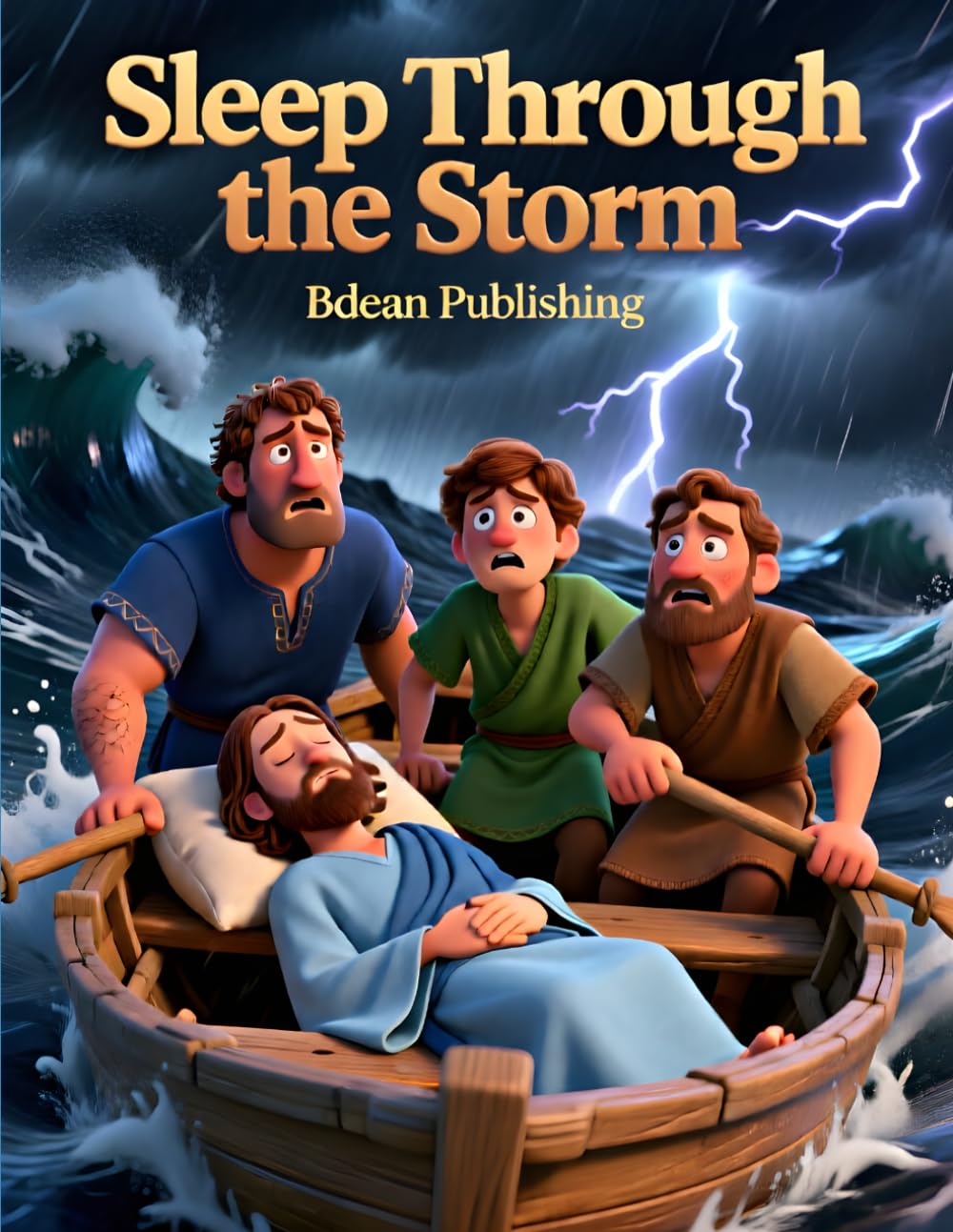 Sleep Through the Storm: A Bedtime Bible Story for Kids About Jesus and Peace