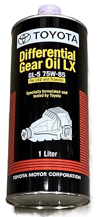 Amazon.com: Toyota Genuine Differential Gear Oil LX, GL-5 75W-85, 1 ...