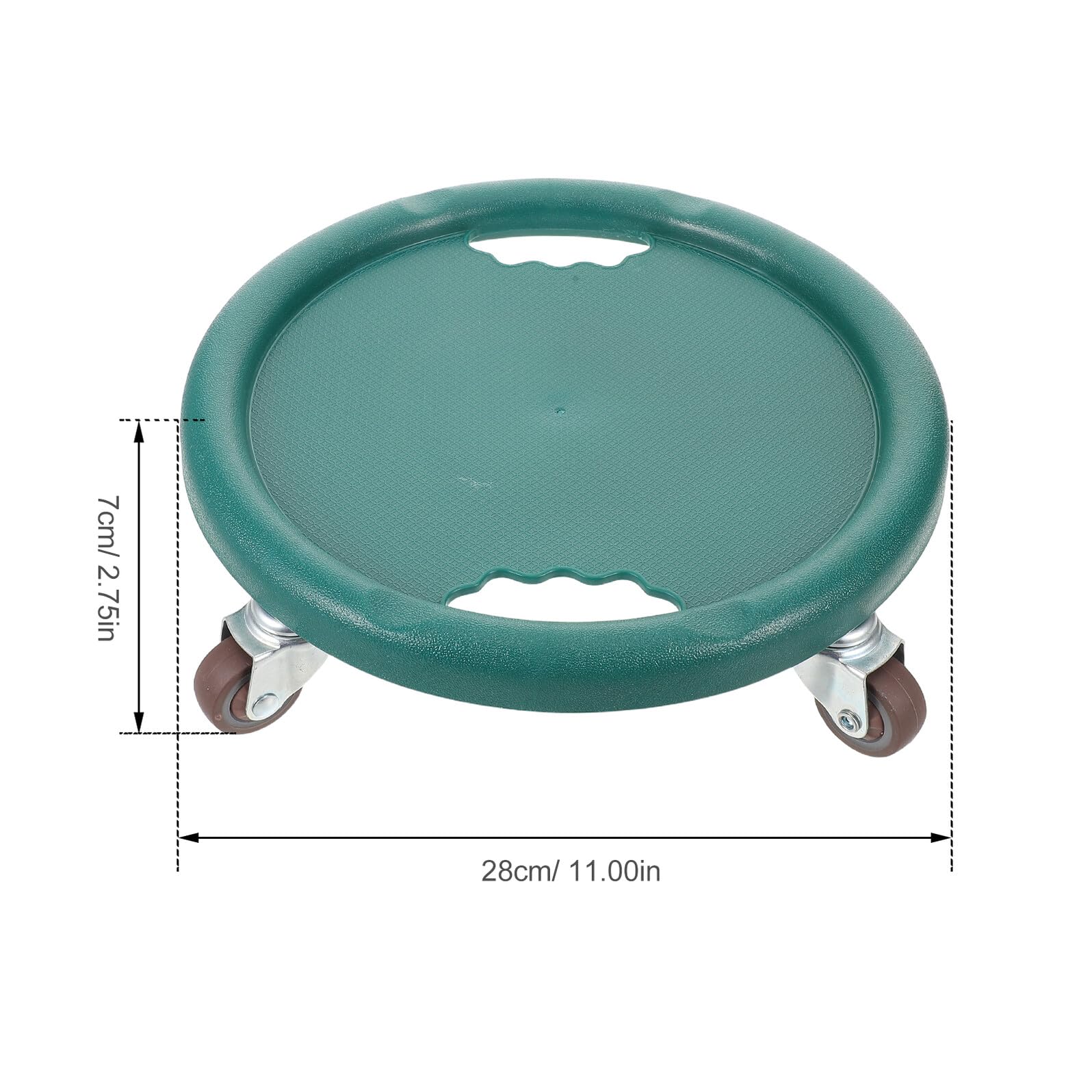 ULTECHNOVO Ruota Addominali Fitness Ruote Multidirezionale per Allenamento Core Silenziosa Casa Ginnastica Verde