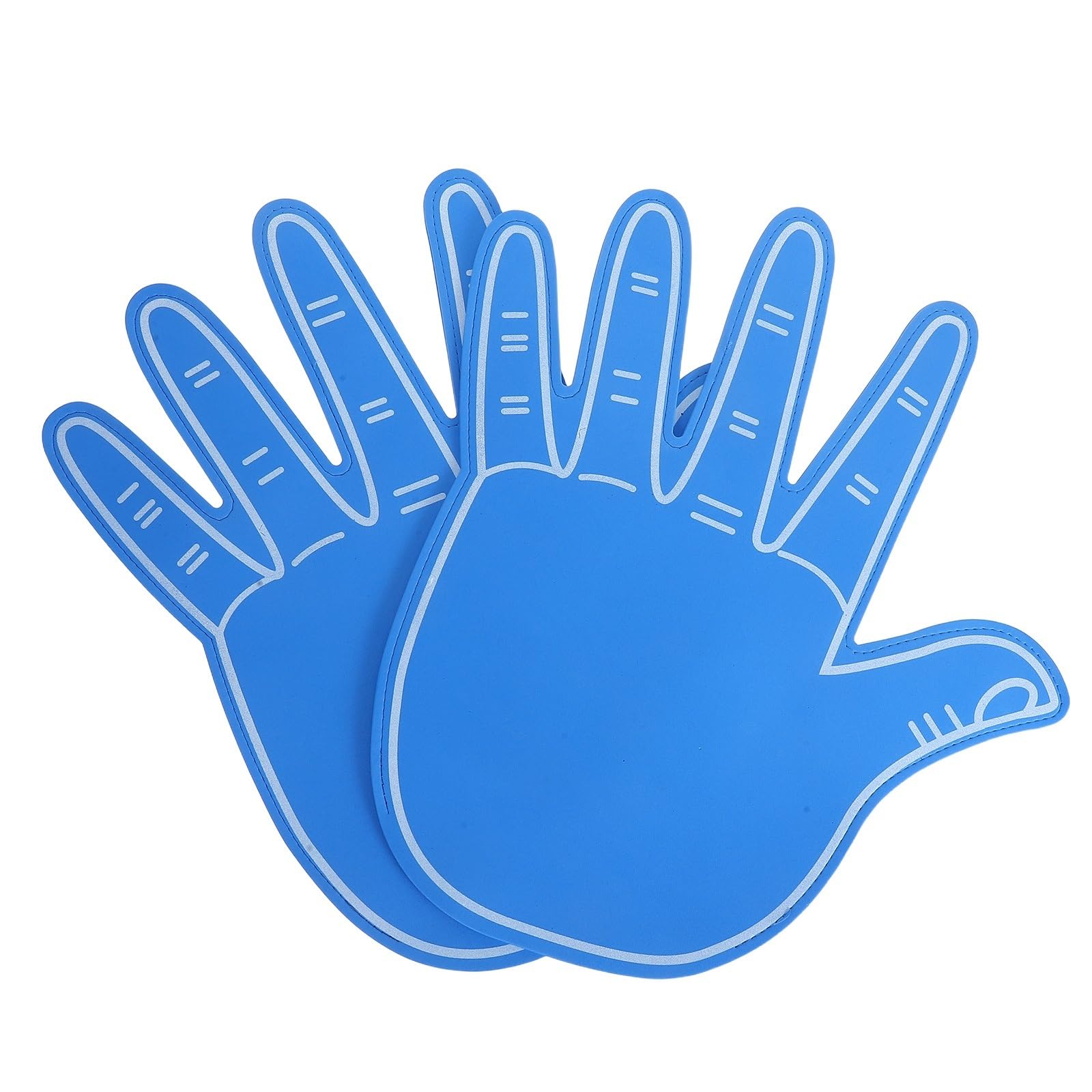 2Pcs Eva Foam Cheering Props Giant Hand Lightweight Cheerleading Fingers Sports Fan Finger Party Supply Prop for Parties Celebration