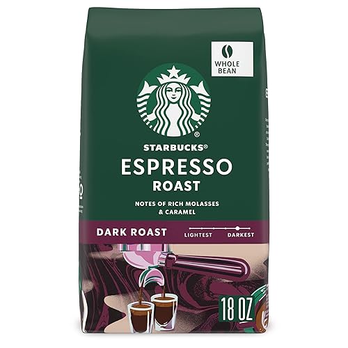 Starbucks - Espresso - Café en grano de tueste oscuro 100 Arábica - 18 onzas Starbucks - Espresso - Café en grano de tueste oscuro 100 Arábica - 18 onzas