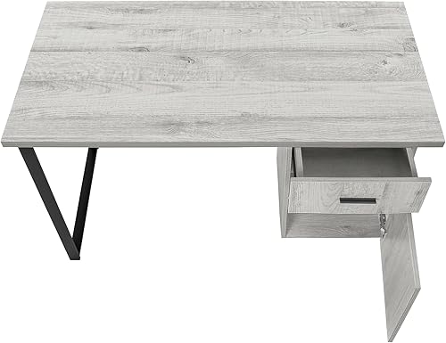 Miniatura 8 de Monarch Specialties 7763 Escritorio para computadora, oficina en casa, laptop, configuración izquierda, derecha, cajones de almacenamiento, 48