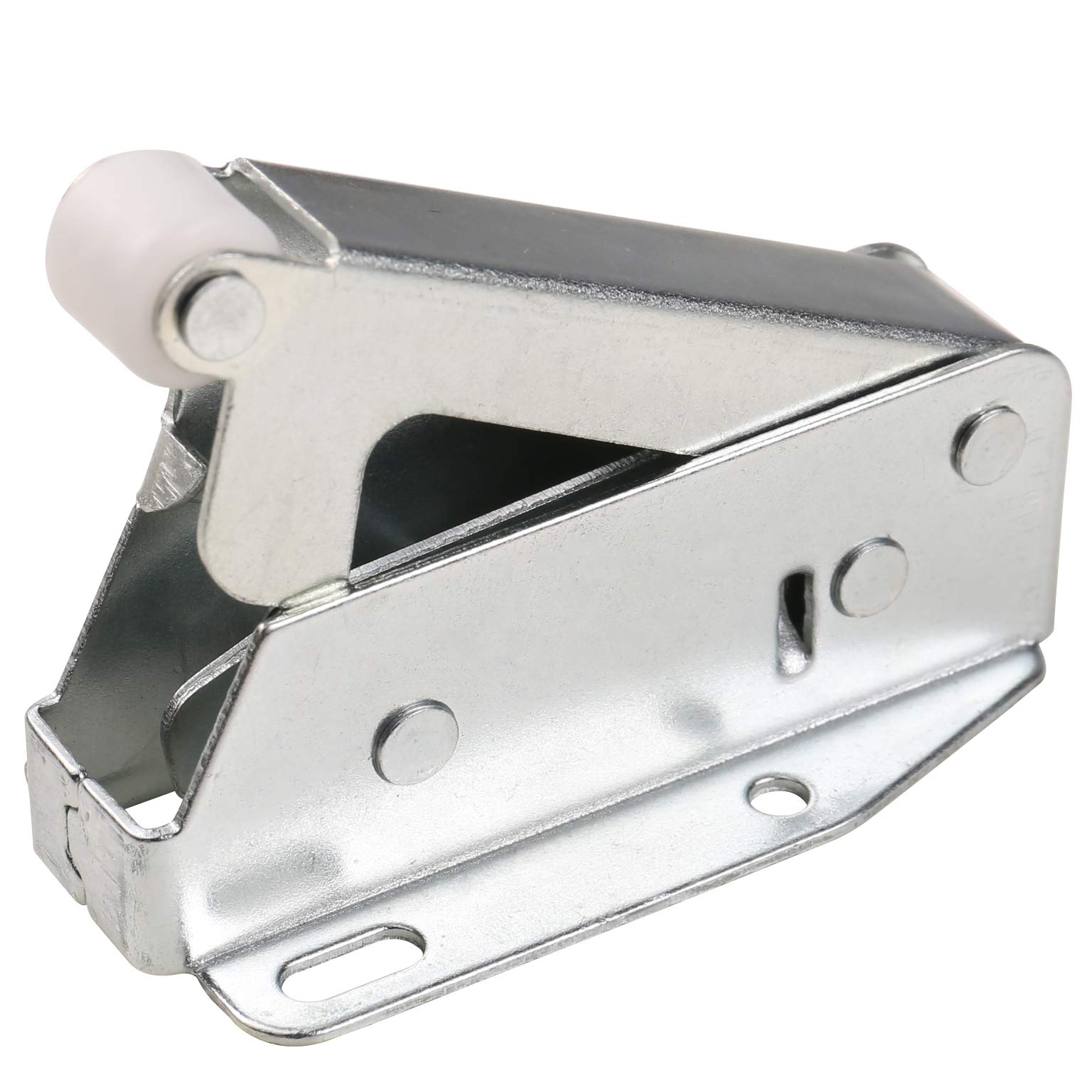 4 Pack Push-to-Open Door Catches – 30N Spring Latch, No Handles Needed – For Kitchen Cabinets, Wardrobes, RV & Boats-629543