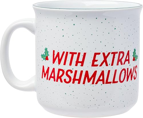 Miniatura 3 de Silver Buffalo Peanuts Snoopy - Taza de cerámica para caravana con galletas y cacao, 20 onzas