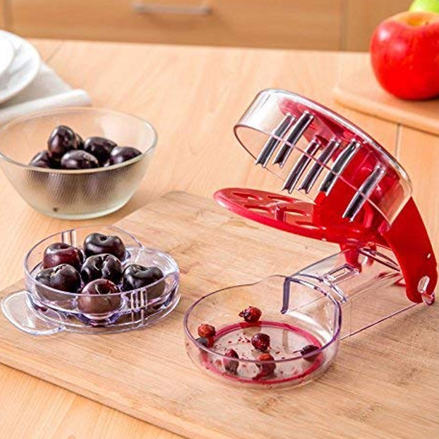 Cherry Pitter - 6 Cerises Cherry Seeder Cherry Stoner Seed Remover