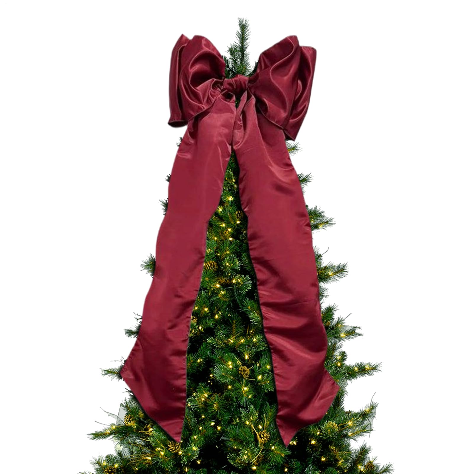 Lazos Navideños Grandes Decoraciones de de Poliéster