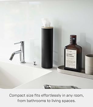 Amazon.com: Yamazaki Home Rin Reusable Round Tissue Case, Car