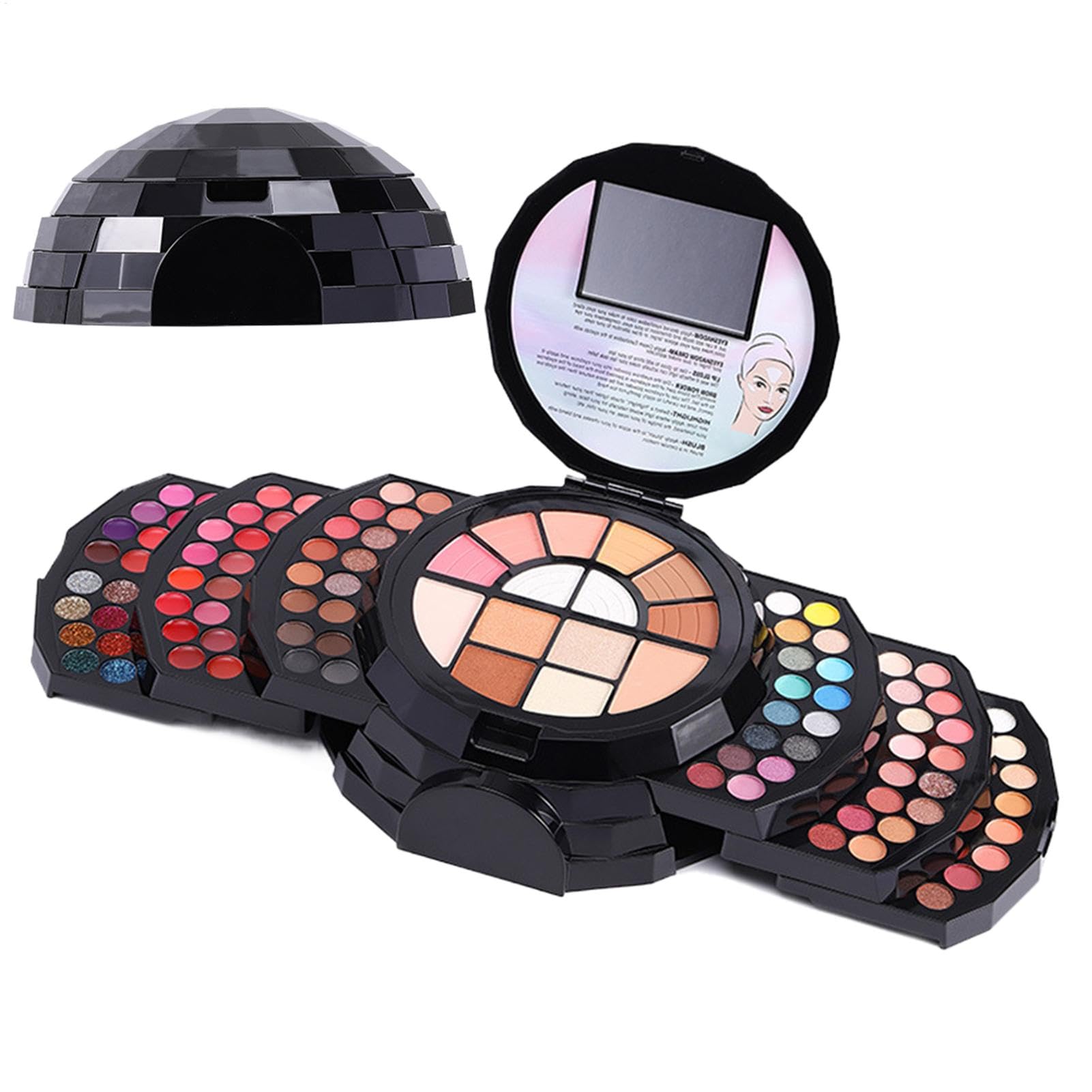 Paleta De Maquillaje De 110 Colores Colores Naturales De Larga Duración Y