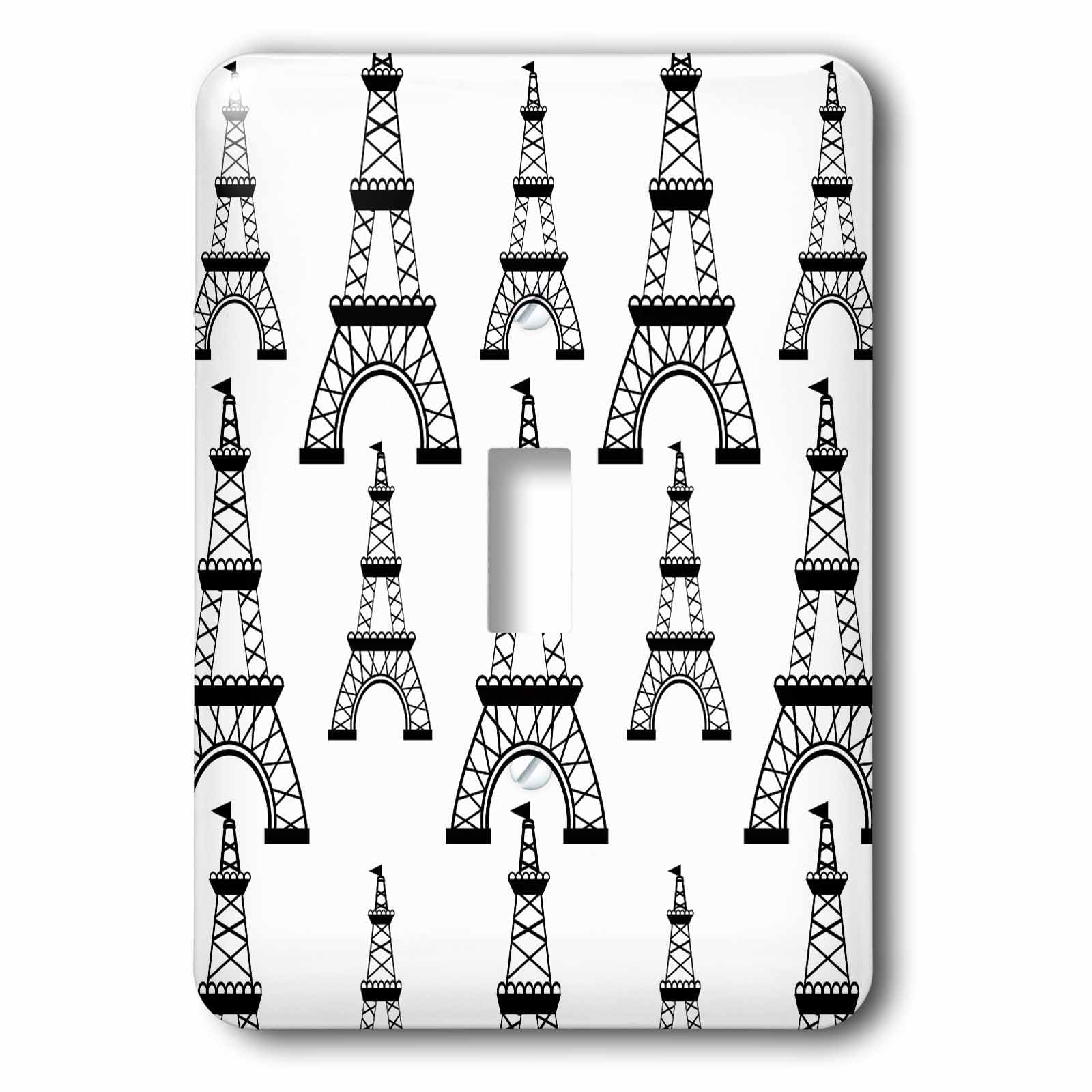 Interrupteur simple 3dRose Paris Chic pour remplacer une plaque blanche