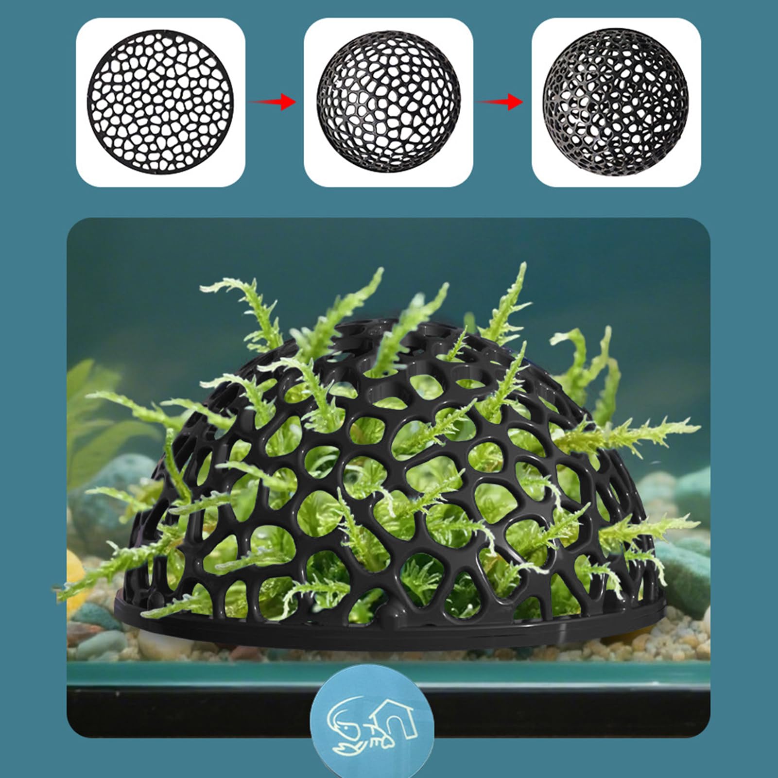 Ripari Per Acquario, Tana Per Vasca Pesci, Per Gamberetti Casa Cava Per Riposo Riproduzione Tartarughe Betta Sott'acqua Salata
