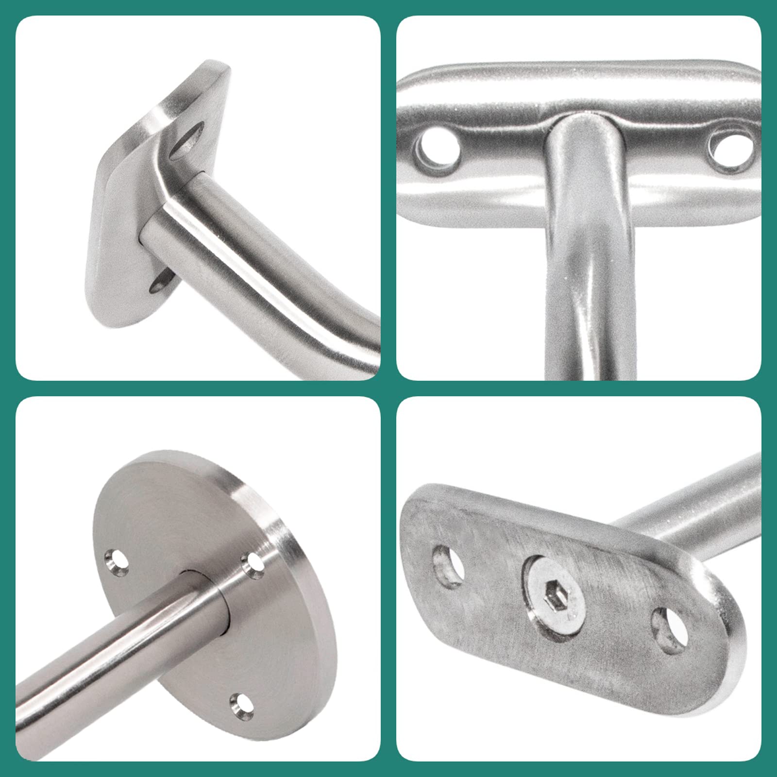 VEVOR VEVOR Confezione Di Supporti 10 Pezzi Per Pali In Legno 101,6 X