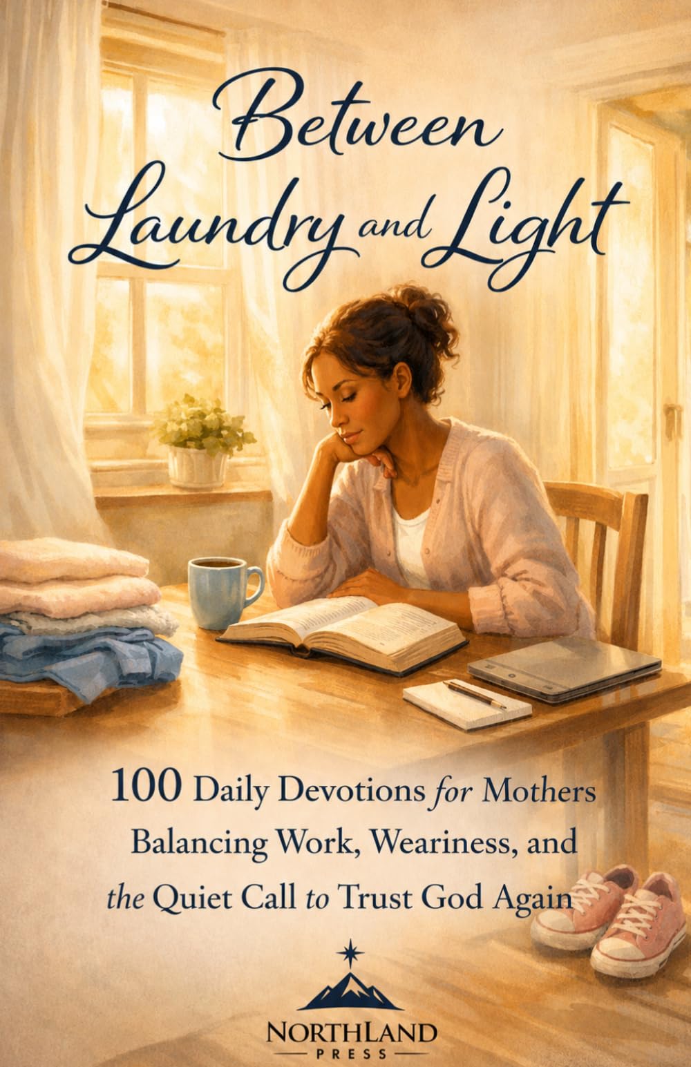 Between Laundry and Light: A 100-Day Devotional: Daily Devotions for Mothers Balancing Work, Weariness, and the Quiet Call to Trust God Again (100 Devotionals Series)