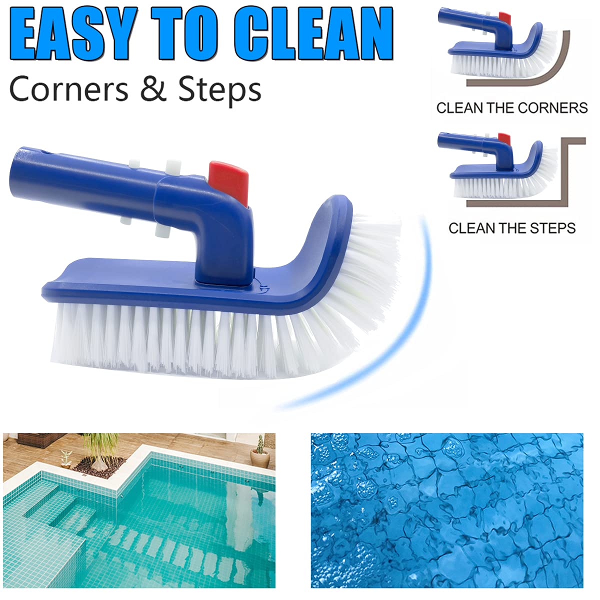 Tout Nouveau Ensemble D'outils De Nettoyage De Brosse De Nettoyage D'aspirateur De Piscine De Spa De Piscine 3599 B