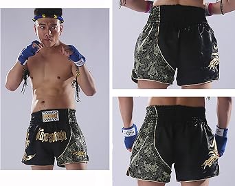FLUORY Muay Thai Fight Shorts MMA Shorts Training Cage Fighting Martial Arts Kickboxing Shorts Clothing