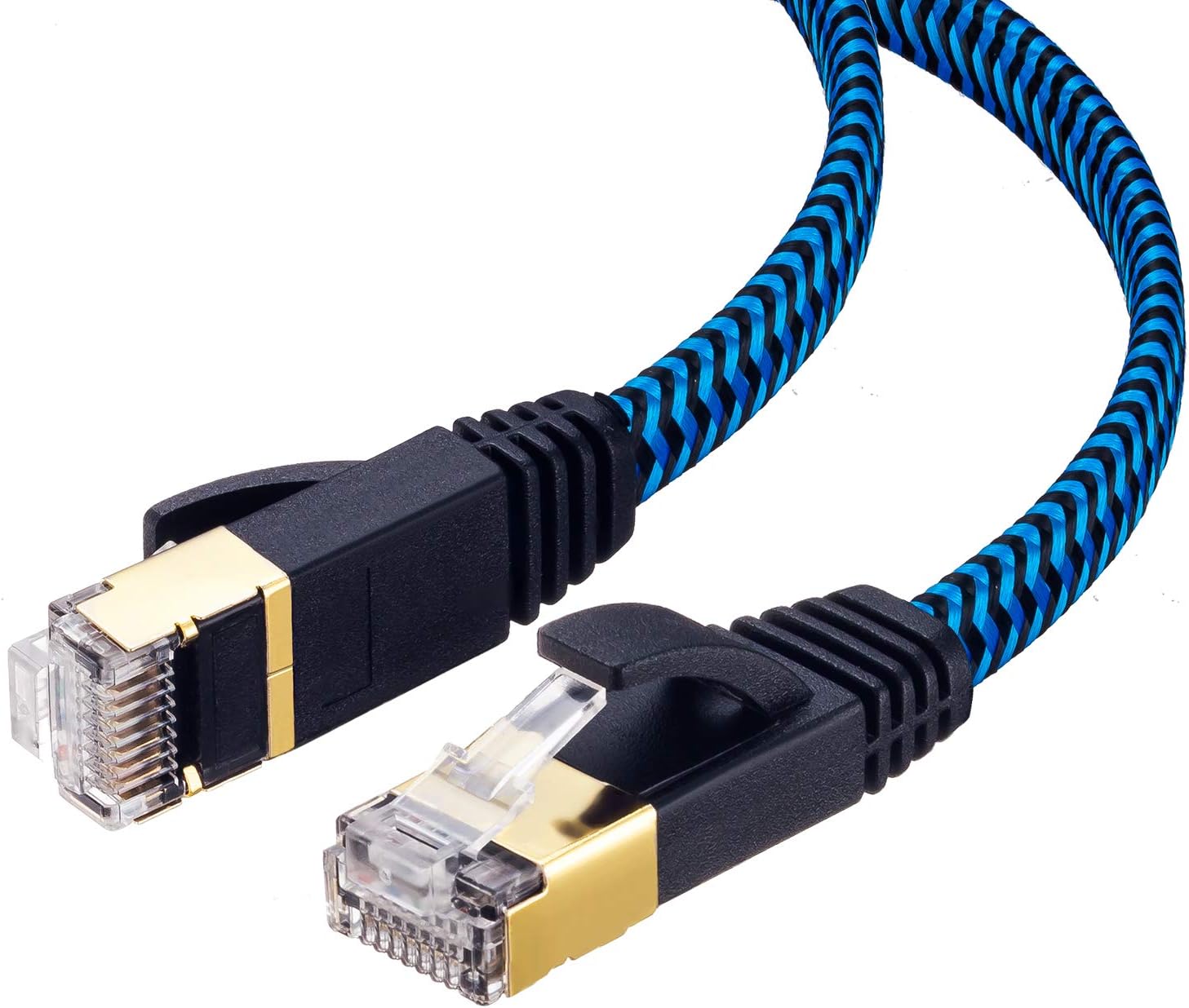 Bеѕt Dеаl Chеар 🛒 Cat 7 Ethernet Cable 50 ft Hftywy Ethernet Cable Nylon Braided Cat 7 Flat Internet Network Computer Patch Cord RJ45 Network Cable Cat7 LAN Cable for PC Laptop Modem Router