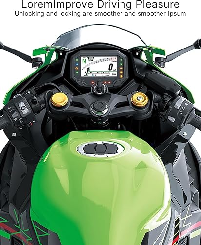 Miniatura 2 de Interruptor de encendido mejorado, juego de bloqueo de asiento de tapa de combustible para Kawasaki NINJA400 EX400 Z400 2018 2019 2020 2021 2022 2023