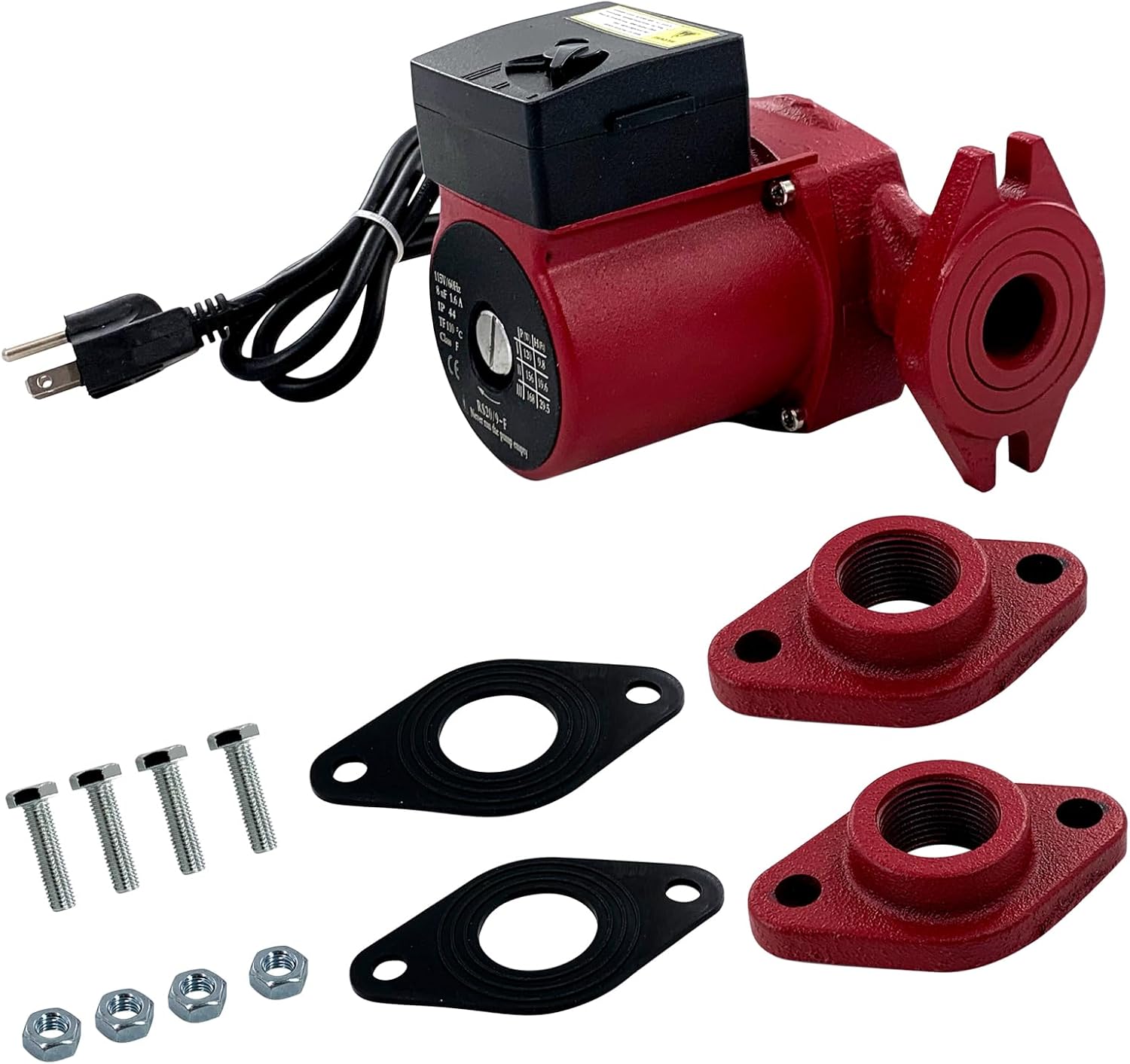 UPS26-99FC New Water Circulator Pump Compatible with Grund-fos Heating System Types, 115V 1/6HP 3-Speed Boiler Pump for Radiant/Hydronic Heating Fan Coil Solar Hot Water Systems Replace 52722512