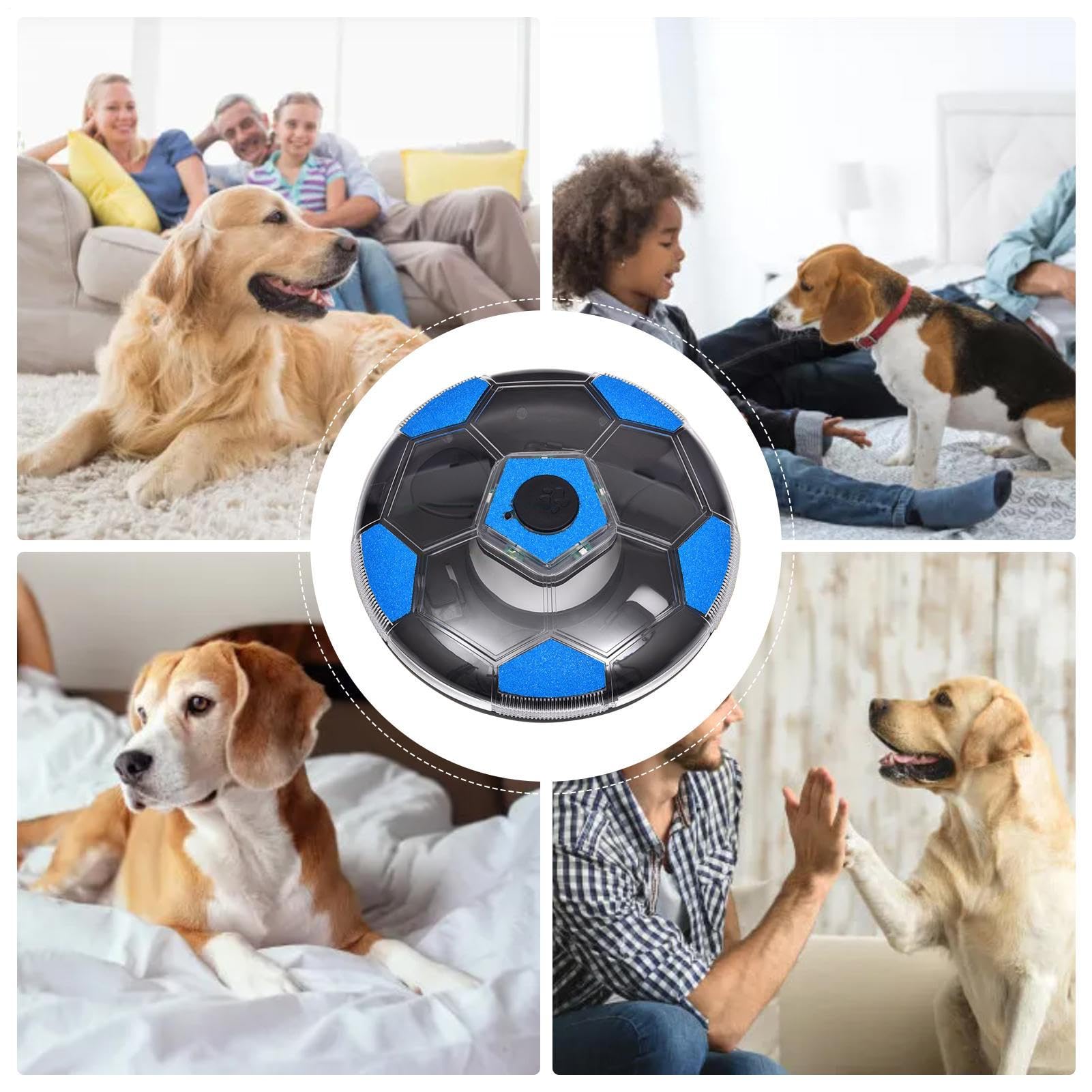 Hundefutter-Puzzle Beschäftigungsspielzeug mit Sound und Licht,