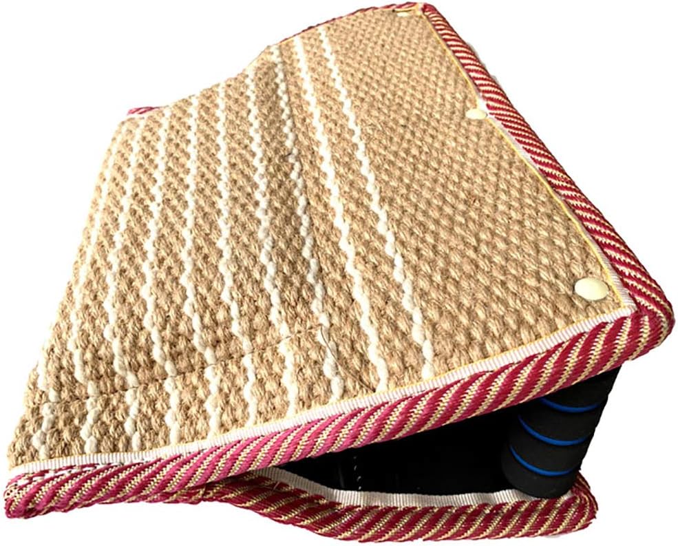 Ee Dog Bite Pillow Jute Wedge Tug Toy Training Sleeves Safe Biting Pad with 3 Comfortable & Strong Handles for K9 Schutzhund Work Dog Young Dogs Puppy Playing Training