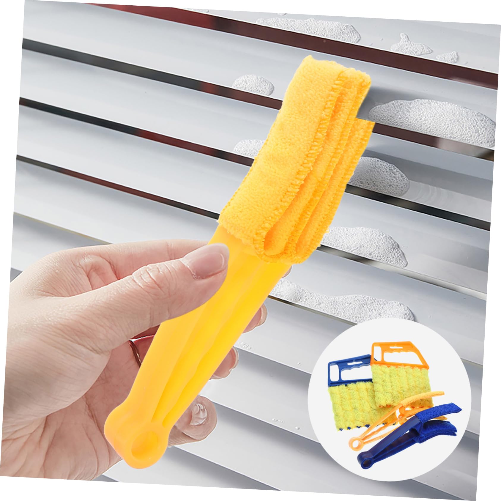 iplusmile 20piezas Limpiadores De Persianas y Aire Acondicionado Microfibra Herramienta De Limpieza Práctica y Eficaz para Hogar para Persianas y Ventilación Casa